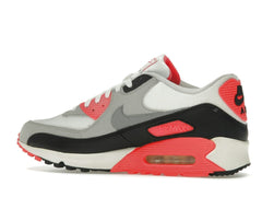 Nike Air Max 90 Infrared 2008 White Cement Grey Black Sneakers 333806-101