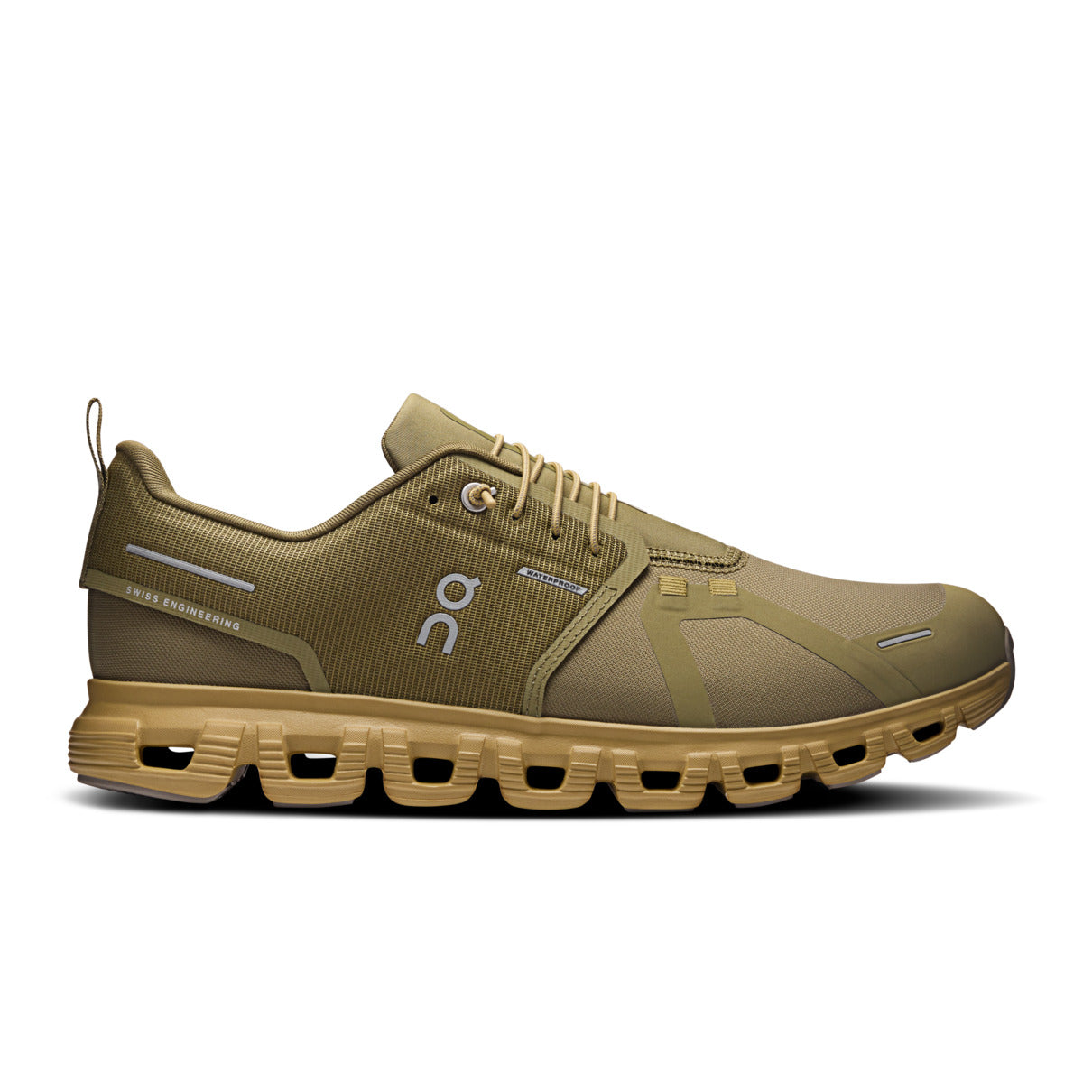 On Running Cloud 6 Waterproof Olive Safari
