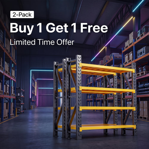 Limited Time Offer Buy 1 Get 1 FreeA djustable Garage Shelves Heavy Duty Shelving