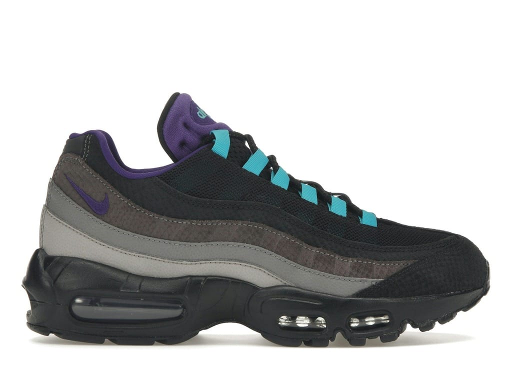 Nike Air Max 95 Black Court Purple Teal Nebula AO2450-002