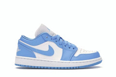 Women’s Jordan 1 Low UNC AO9944-441 University Blue White Sneakers