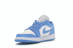 Women’s Jordan 1 Low UNC AO9944-441 University Blue White Sneakers