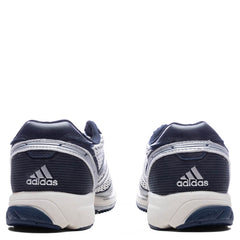 Adidas x Sporty & Rich Women's Adizero Adios - Cloud White/Collegiate Navy/Cloud White