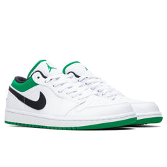 Air Jordan 1 Low - White/Stadium Green/Black