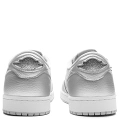 Air Jordan 1 Low OG 'Metallic Silver' - Neutral Grey/Metallic Silver/White