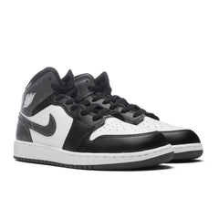 Air Jordan 1 Mid (GS) - Black/Iron Grey/White
