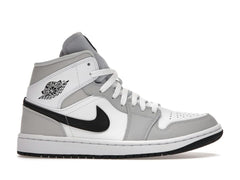 Women’s Jordan 1 Mid Light Smoke Grey BQ6472-015 Sneakers