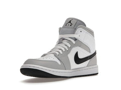 Women’s Jordan 1 Mid Light Smoke Grey BQ6472-015 Sneakers