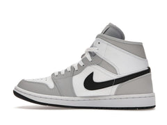 Women’s Jordan 1 Mid Light Smoke Grey BQ6472-015 Sneakers