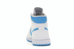 Women’s Air Jordan 1 Mid UNC BQ6472-114 White Powder Blue