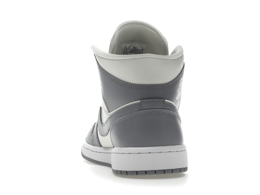 Women’s Air Jordan 1 Mid Stealth BQ6472-115 Sail/Stealth-White Sneakers