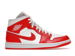 Women’s Air Jordan 1 Mid Syracuse White/Orange BQ6472-116 Sneakers