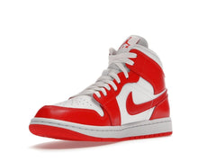 Women’s Air Jordan 1 Mid Syracuse White/Orange BQ6472-116 Sneakers