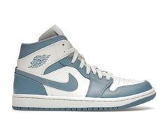 Women’s Air Jordan 1 Mid UNC White/Blue 2022 BQ6472-141
