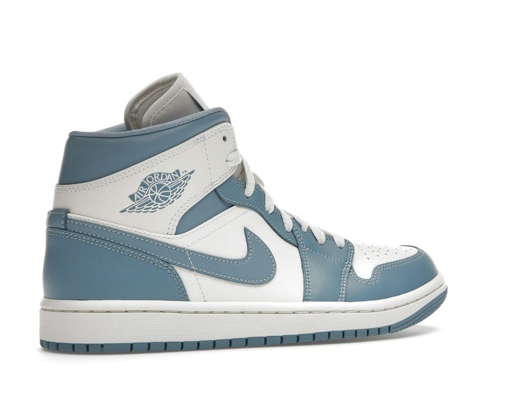 Women’s Air Jordan 1 Mid UNC White/Blue 2022 BQ6472-141
