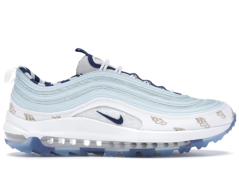 Nike Air Max 97 Golf Wings CK1220-100 White/Topaz Mist Golf Shoes
