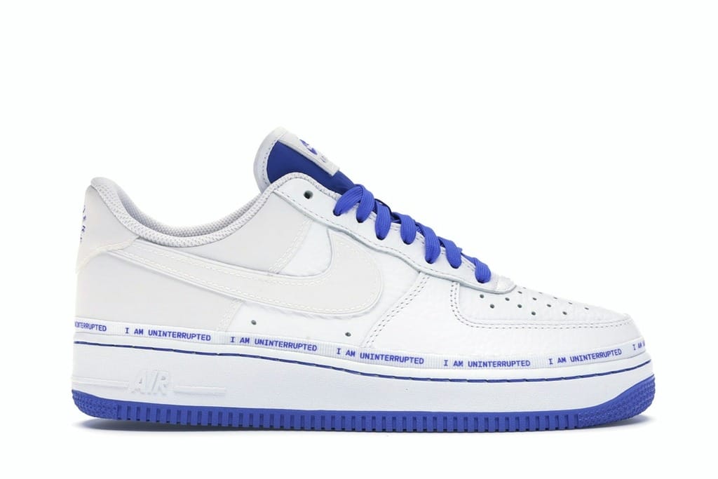 Nike Air Force 1 Low Uninterrupted More Than An Athlete CQ0494-100 White/Game Royal