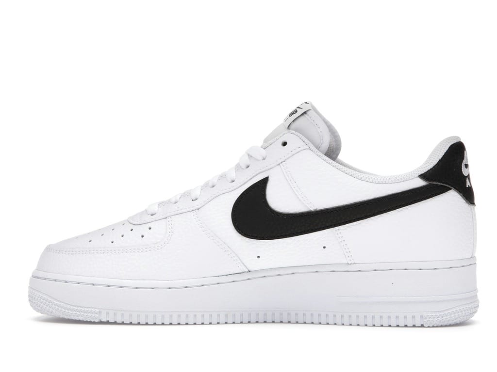 Nike Air Force 1 Low ’07 White Black Pebbled Leather CT2302-100