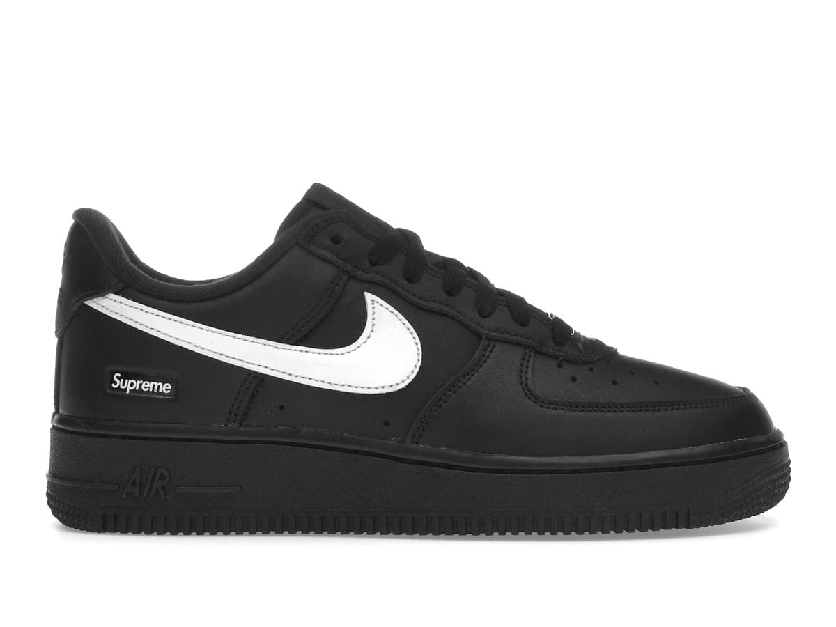 Nike Air Force 1 Low Supreme Black White CU9225-002