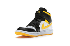 Women’s Air Jordan 1 Mid Laser Orange Black Sneakers CV5276-107