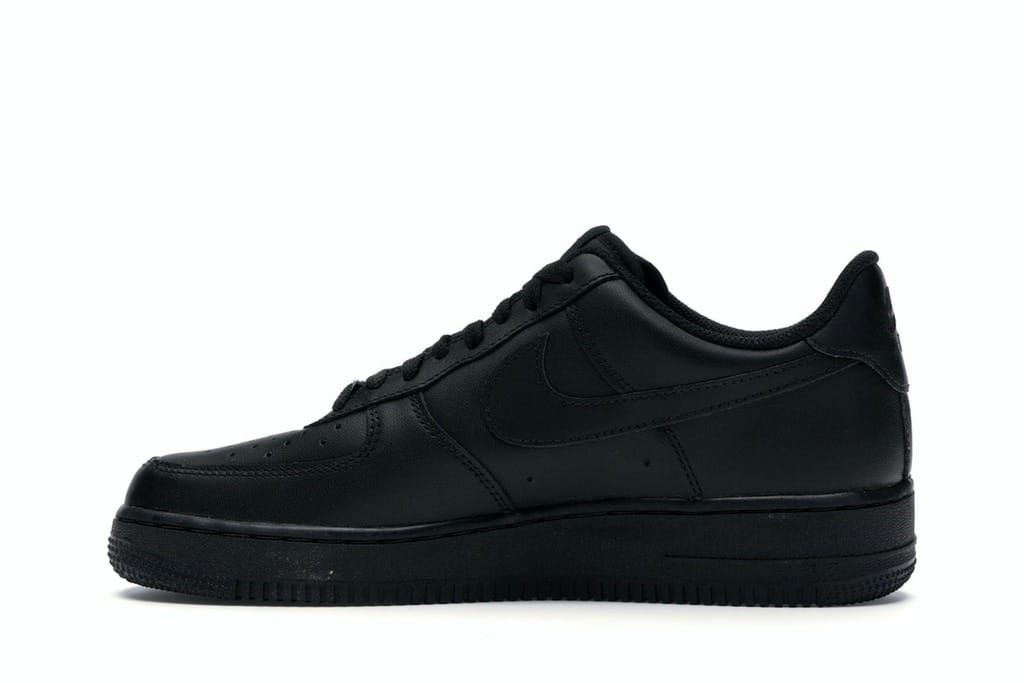 Nike Air Force 1 Low ’07 Black Leather Sneakers CW2288-001