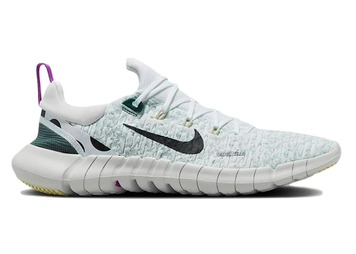 Nike Free Run 5 White Light Silver Running Shoes CZ1884-102