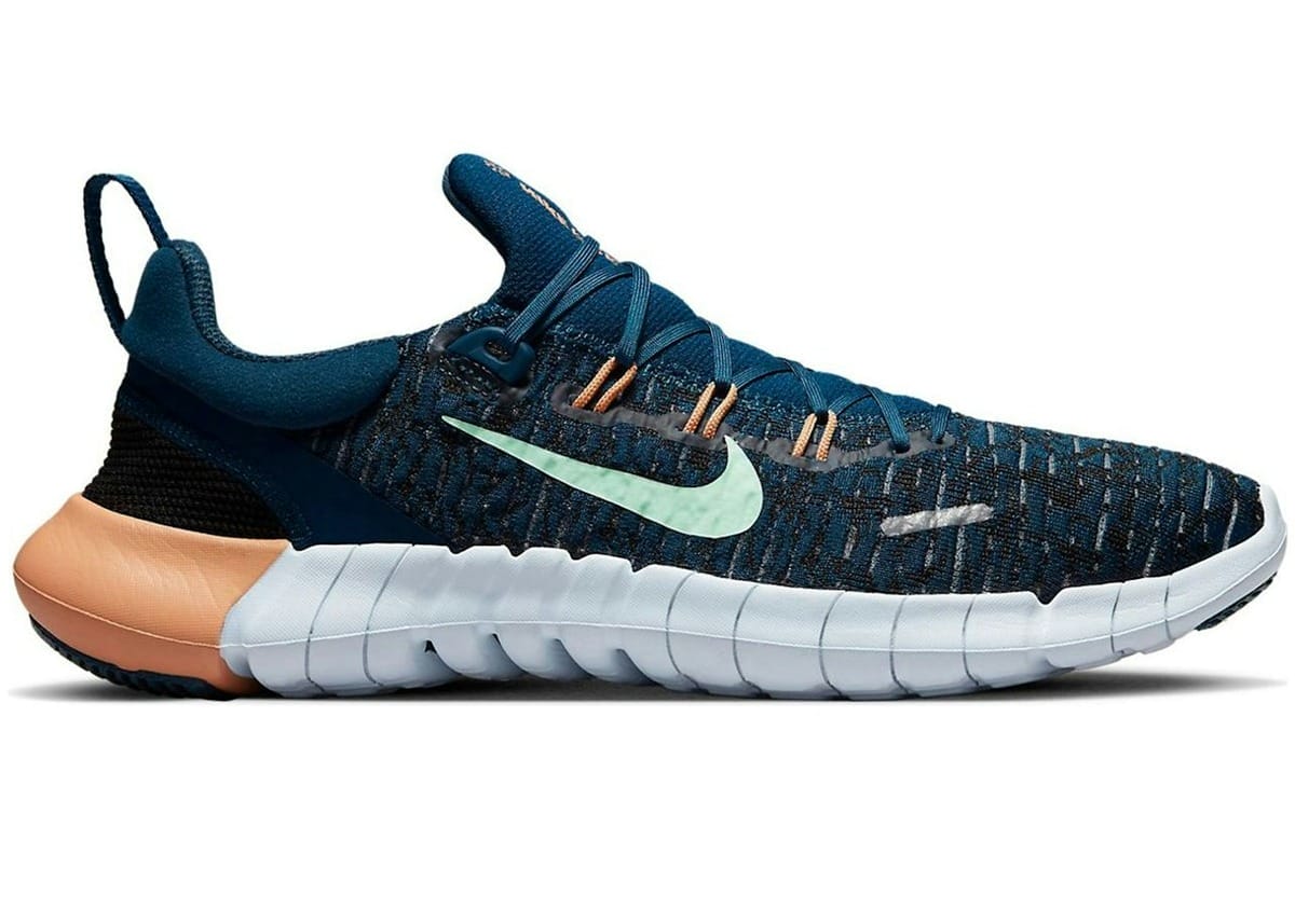 Nike Free RN 5 Next Nature Women’s Running Shoes Blue Orange
