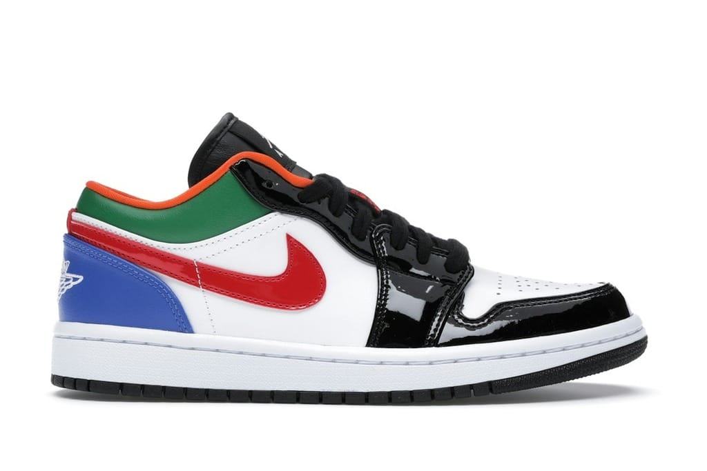 Women’s Air Jordan 1 Low Multi-Color Black Toe CZ4776-101