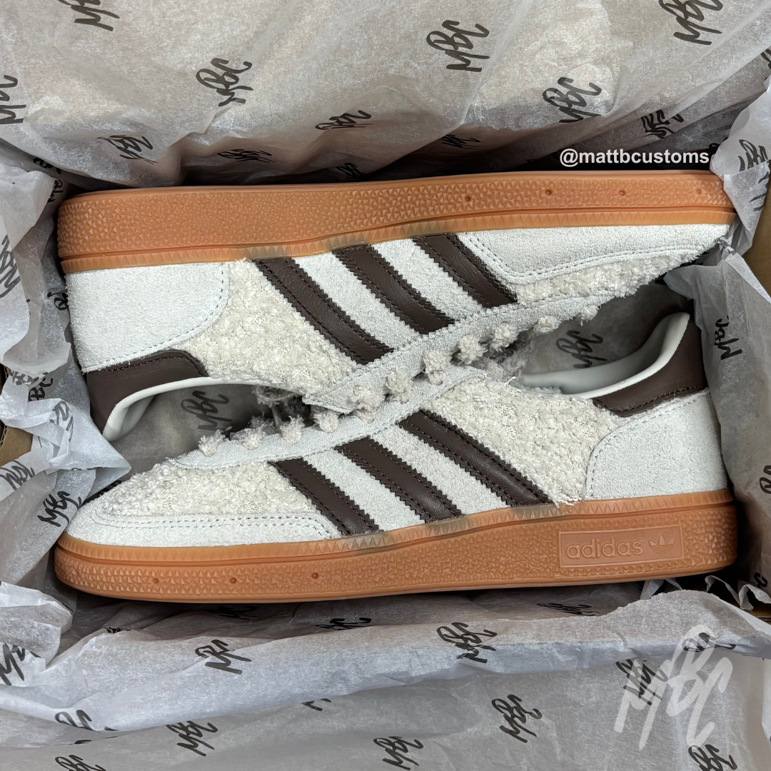 Coffee Cream Boucle - Adidas Spezial | UK 5.5