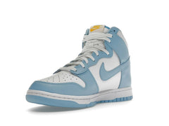 Nike Dunk High Blue Chill DD1399-401 White Blue Amarillo Leather Sneakers
