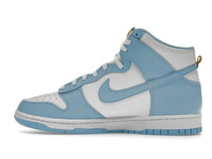 Nike Dunk High Blue Chill DD1399-401 White Blue Amarillo Leather Sneakers