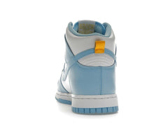 Nike Dunk High Blue Chill DD1399-401 White Blue Amarillo Leather Sneakers
