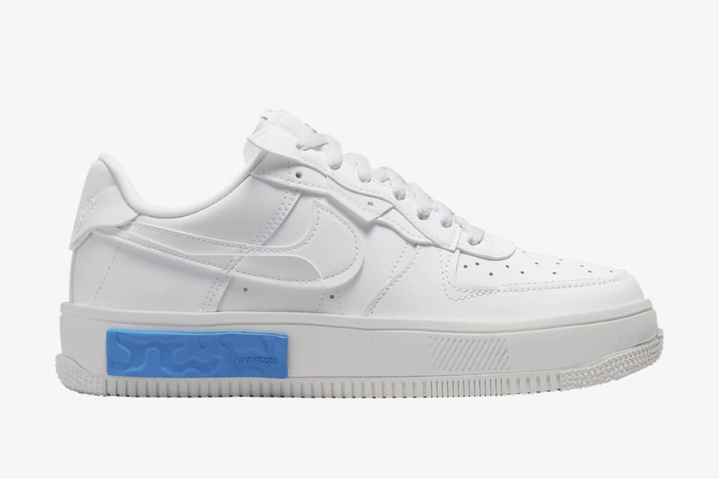 Nike Air Force 1 Fontanka Womens Sneakers White University Blue DH1290-101