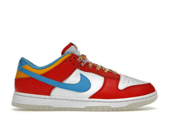 Nike Dunk Low QS LeBron James Fruity Pebbles DH8009-600 Habanero Red/Laser Blue/White