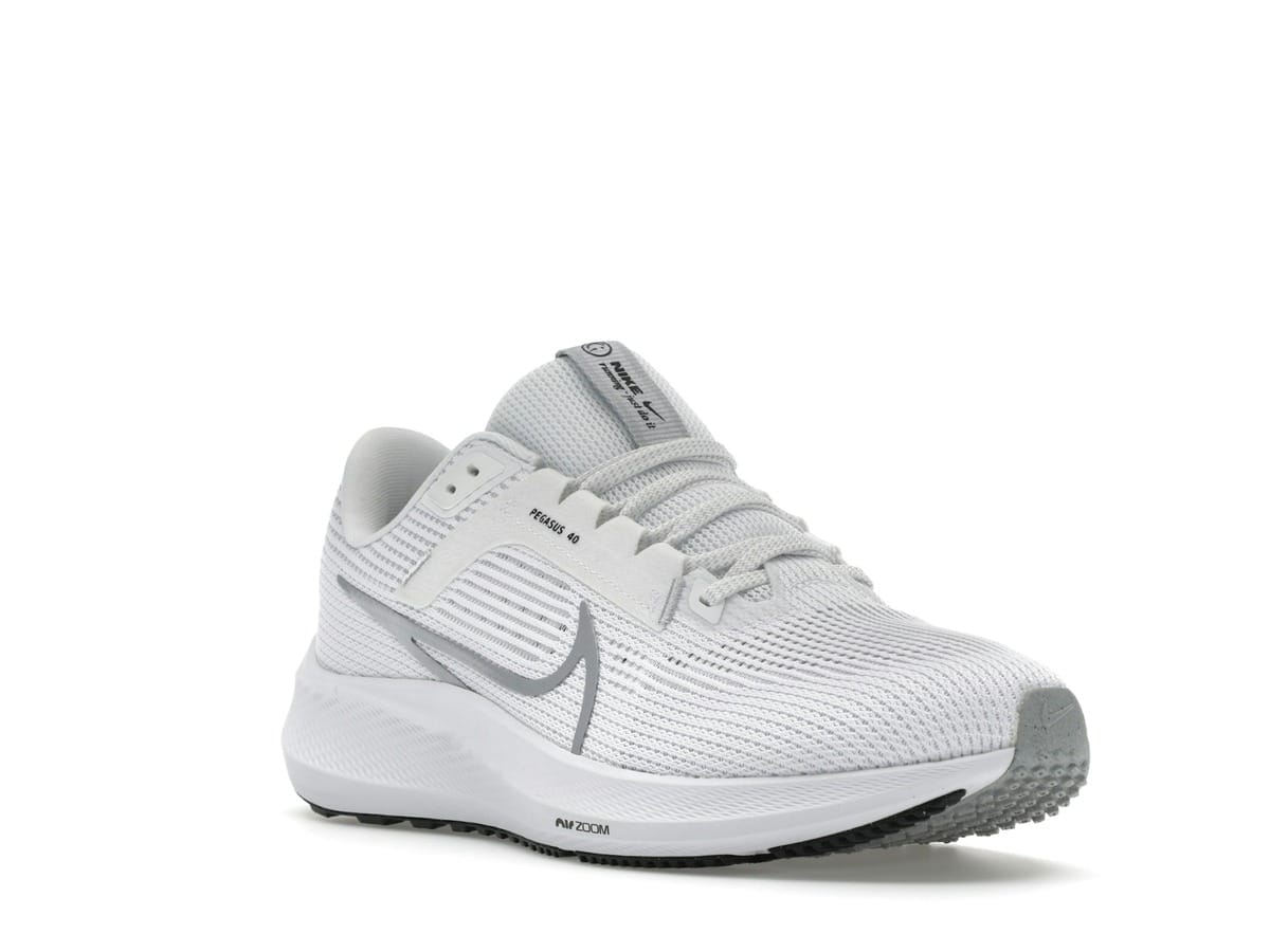 Nike Air Zoom Pegasus 40 White Black Photon Dust Running Shoes
