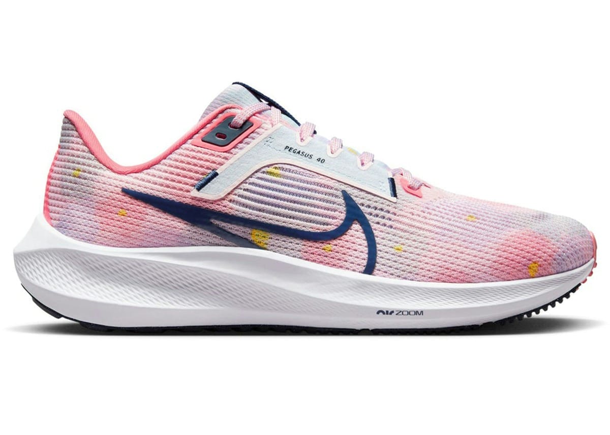 Nike Pegasus 40 Premium Women’s Running Shoes Floral Watercolor Pink