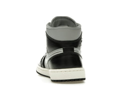 Women’s Jordan 1 Mid SE Black Metallic Silver Sneakers – FB9892-002