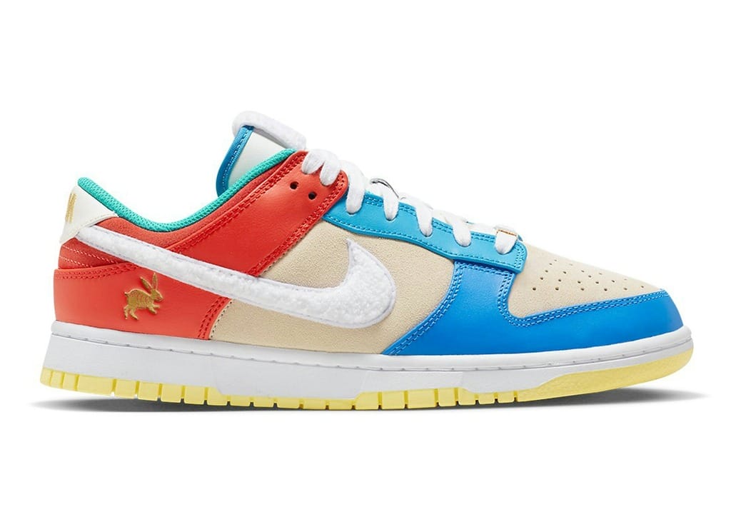 Nike Dunk Low Retro PRM Year of the Rabbit Blue Orange Cream FD4203-111