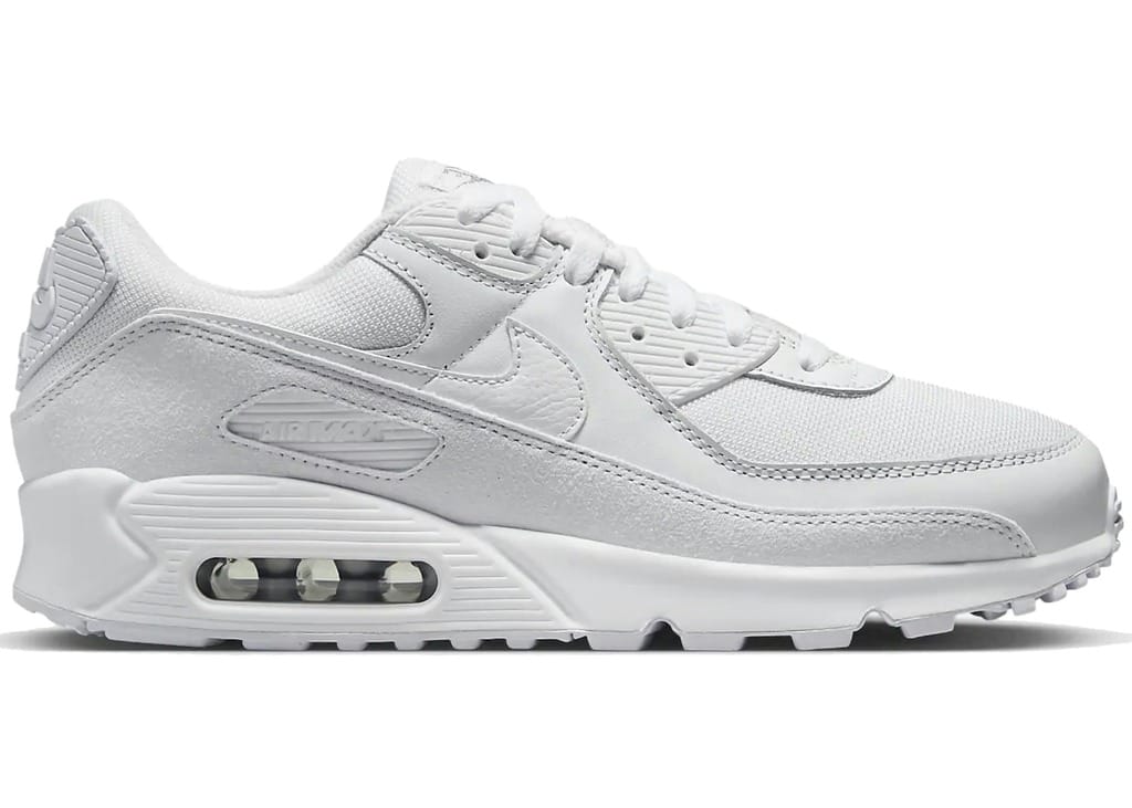 Nike Air Max 90 Premium White Metallic Silver (2023) FJ4003-100