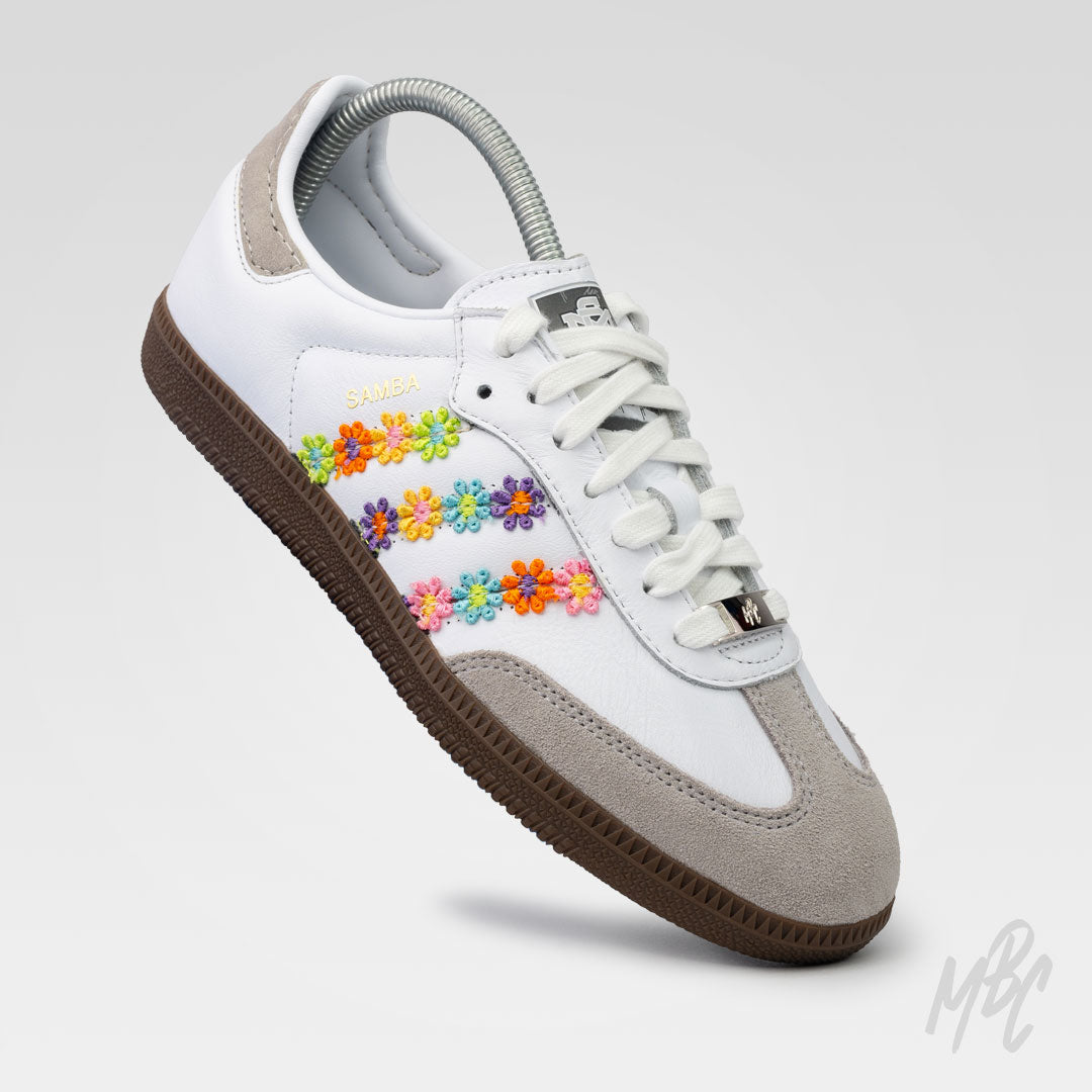 Flower Power - Adidas Samba Custom