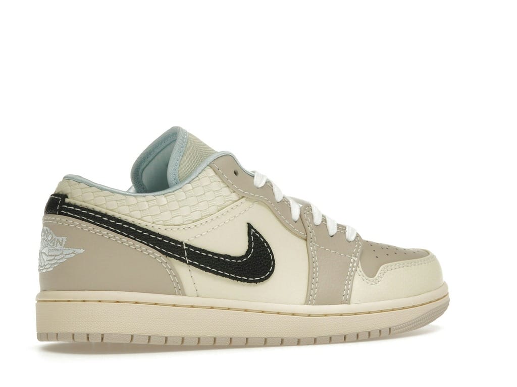 Women’s Jordan 1 Low SE Sanddrift Glacier Blue Sneakers HQ3440-101