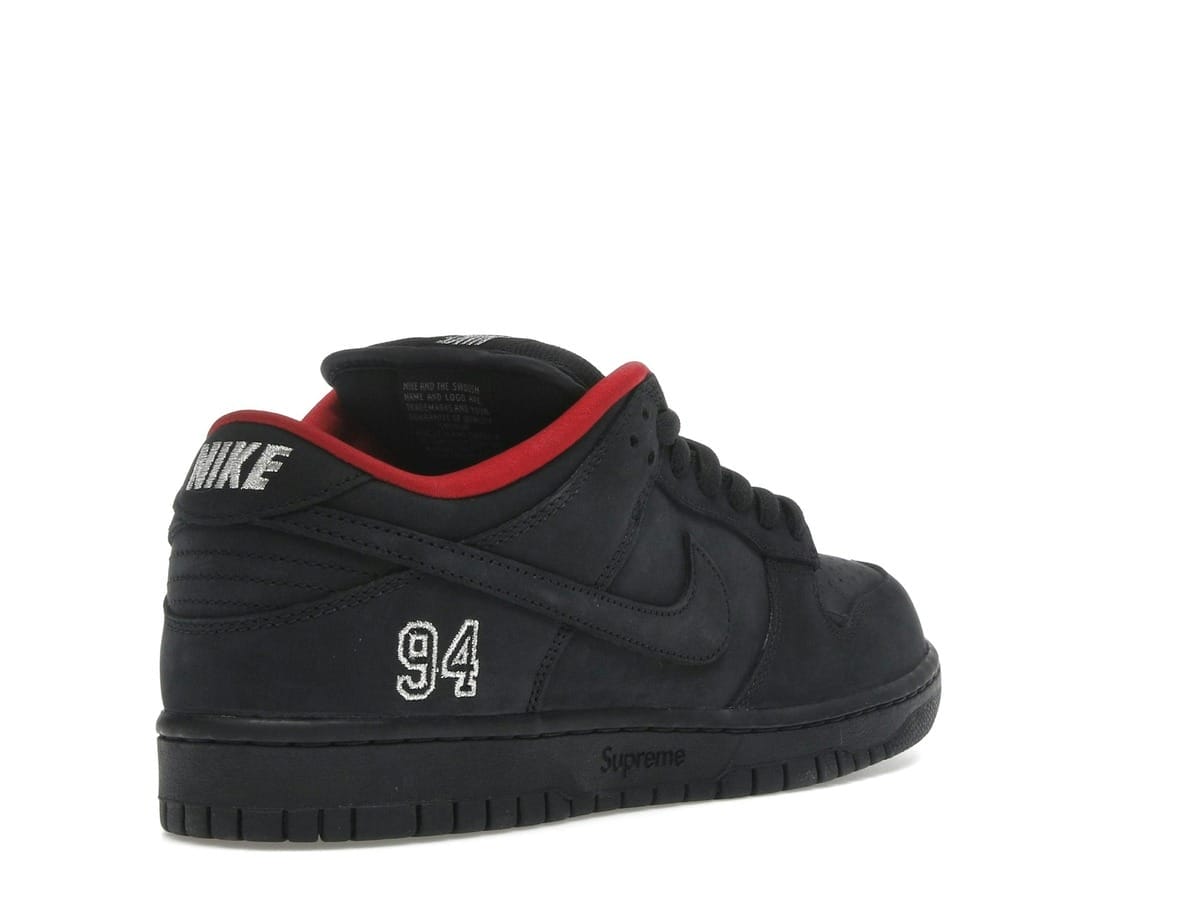 Nike SB Dunk Low Supreme 94 Black Sneakers HQ8487-001