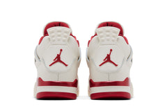 Wmns Air Jordan 4 Retro Valentine S Day Pale Ivory Sierra Red Tough Red