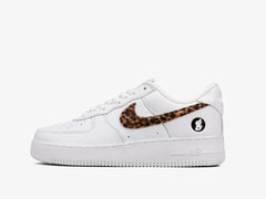 Supreme x GOODENOUGH x Air Force 1 Low ‘White Cheetah Print’