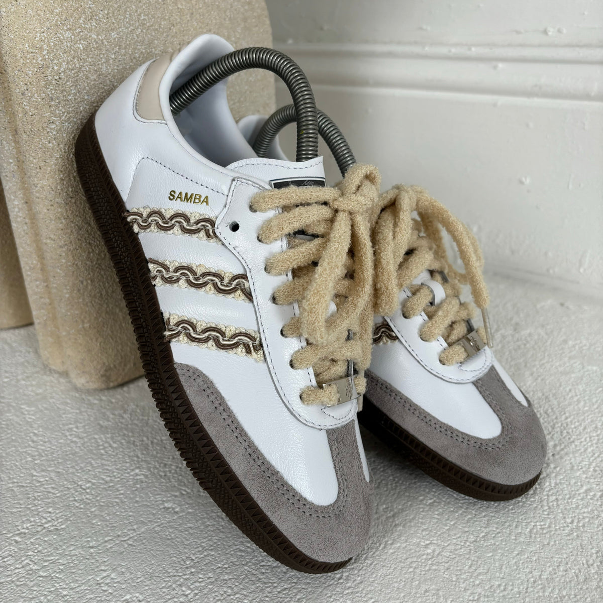 Pink Twine - Adidas Samba Custom