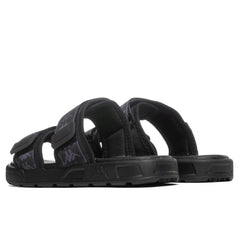 222 Banda Aster 1 Sandals - Black/Dark Grey