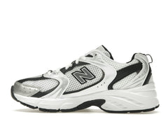 New Balance 530 White Silver Metallic Black MR530LB Sneakers