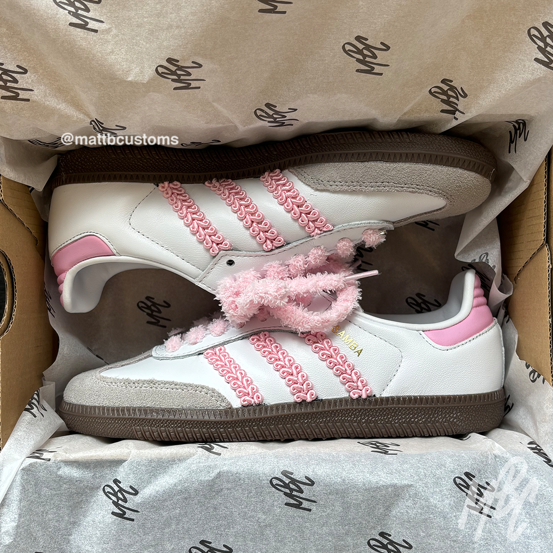 Pink Twine - Adidas Samba | UK 3