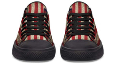 Patriot Flag Black Lowtop Sneaker