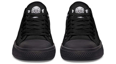 Skull Helmet Black Lowtop Sneaker